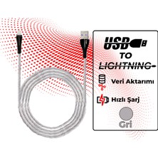 TTAF Usb-A To Lightning Şarj Kablosu Beyaz