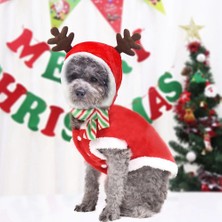 Longbangdian Shop Renk 10 Tarzı M Beden Noel Köpekler Için Evcil Hayvan Giysileri Noel Santa Kedi Kostüm Kış Sıcak Kedi Ceket Ceket Polar Köpek Hoodies Yavru Kedi Küçük Köpek Giyim (Yurt Dışından)