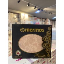 Sarar Merinos Pırıltı Çift Kişilik Battaniye ( Simli) Pudra Renk Tek Ebat Beden