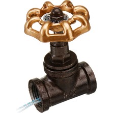 Yinstree Yeni Demir Vintage Steampunk 1/2 ''durdurma Vanası Işık Anahtarı Telli Demir (Yurt Dışından)