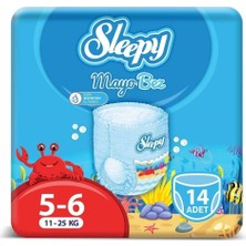 Sleepy 6 Beden Xlarge Mayo Külot Bez 3lü Paket