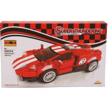 Sunman Blx Racing Yarış Arabaları C0314 92830 Kırmızı Beyaz Araba