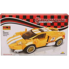 Sunman Blx Racing Yarış Arabaları C0314 92830 Sarı Beyaz Araba