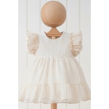 Bebesev Bebek Kız Çocuk Doğum Günü Parti Düğün Elbise Tüllü Tütü Astarlı