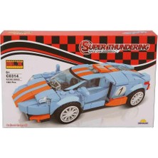 Sunman Blx Racing Yarış Arabaları C0314 92830 Mavi Turuncu Araba