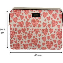 Cerise Cases 15 & 16 Inç Laptop Kılıfı, Macbook Air Pro Uyumlu Notebook Çantası