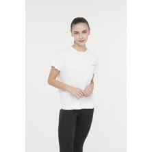 Lumberjack Wl Regına 11Lyg33 4Fx Ekru Kadın Kısa Kol T-Shirt