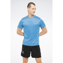 Reebok Athlete 2.0 Erkek Mavi Yuvarlak Yaka Tişört