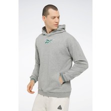 Reebok Classics Uniform Erkek Gri Kapüşonlu Sweatshirt