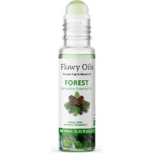 Flowy Oils Forest Doğal Karışım Esansiyel Yağ Uçucu Yağ Karışımı Etkili Koku, Esans Doğal Roll-On 10ML