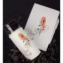 Ejoya Kişiye Özel Defter Kalem ve Matara Hediye Seti 94754