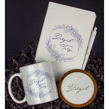 Ejoya Kişiye Özel Defter Kalem Kupa ve Bardak Altlığı Hediye Seti 103840