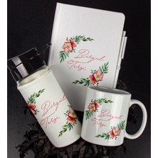 Ejoya Kişiye Özel Tasarım Defter Kalem Matara ve Kupa Hediye Seti 104856