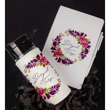 Ejoya Kişiye Özel Tasarım Defter Kalem Matara Hediye Seti 104630