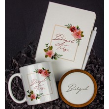 Ejoya Kişiye Özel Defter Kalem Kupa ve Bardak Altlığı Hediye Seti 103905