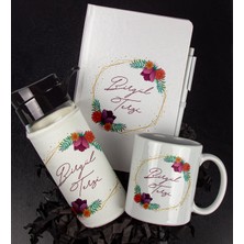 Ejoya Kişiye Özel Tasarım Defter Kalem Matara ve Kupa Hediye Seti 104890