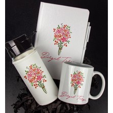 Ejoya Kişiye Özel Tasarım Defter Kalem Matara ve Kupa Hediye Seti 105011