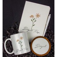 Ejoya Kişiye Özel Defter Kalem Kupa ve Bardak Altlığı Hediye Seti 103891