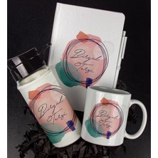 Ejoya Kişiye Özel Tasarım Defter Kalem Matara ve Kupa Hediye Seti 104978