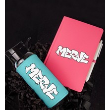 Ejoya Kişiye Özel Defter Kalem ve Matara Hediye Seti 94250