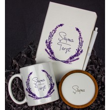 Ejoya Kişiye Özel Defter Kalem Kupa ve Bardak Altlığı Hediye Seti 103725