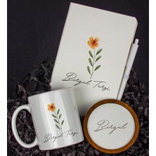 Ejoya Kişiye Özel Defter Kalem Kupa ve Bardak Altlığı Hediye Seti 103883