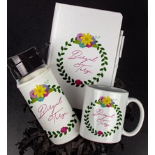 Ejoya Kişiye Özel Tasarım Defter Kalem Matara ve Kupa Hediye Seti 104862