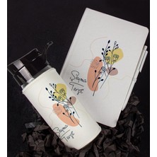 Ejoya Kişiye Özel Tasarım Defter Kalem Matara Hediye Seti 104535