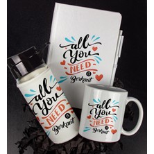 Ejoya Kişiye Özel Defter Kalem Kupa ve Matara Hediye Seti 94218