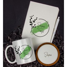 Ejoya Kişiye Özel Defter Kalem Kupa ve Bardak Altlığı Hediye Seti 103714