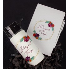 Ejoya Kişiye Özel Tasarım Defter Kalem Matara Hediye Seti 104643