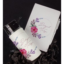 Ejoya Kişiye Özel Tasarım Defter Kalem Matara Hediye Seti 104698