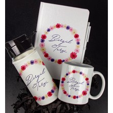 Ejoya Kişiye Özel Tasarım Defter Kalem Matara ve Kupa Hediye Seti 104970