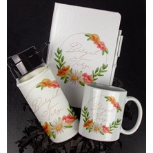 Ejoya Kişiye Özel Tasarım Defter Kalem Matara ve Kupa Hediye Seti 104934