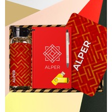 Ejoya Kişiye Özel Defter & Kalem & Matara & Mousepad & USB Bellek Hediye Kutusu 112968