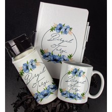 Ejoya Kişiye Özel Tasarım Defter Kalem Matara ve Kupa Hediye Seti 104902