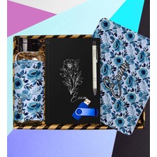 Ejoya Kişiye Özel Defter & Kalem & Matara & Mousepad & USB Bellek Hediye Kutusu 112965