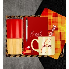 Ejoya Kişiye Özel Defter Kalem Kupa & Mousepad & Termos & USB Bellek Hediye Kutusu 113068