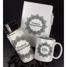 Ejoya Kişiye Özel Tasarım Defter Kalem Matara ve Kupa Hediye Seti 104809
