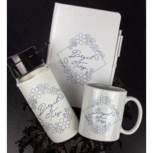 Ejoya Kişiye Özel Tasarım Defter Kalem Matara ve Kupa Hediye Seti 104911