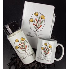 Ejoya Kişiye Özel Tasarım Defter Kalem Matara ve Kupa Hediye Seti 104793