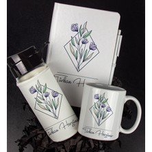 Ejoya Kişiye Özel Tasarım Defter Kalem Matara ve Kupa Hediye Seti 104794