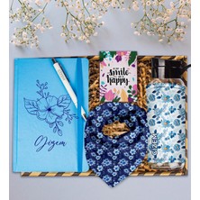 Ejoya Kişiye Özel Tasarım Defter & Kalem & Matara & Fular Hediye Kutusu 112881