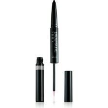 Avon Dramatic Duo 2'si 1 Arada Kalem ve Likit Eyeliner Bold İn Black