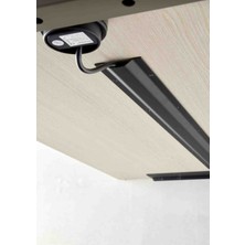 HomeArt Nepa Masa Altı Kablo Kanalı Siyah 80CM