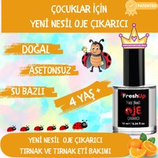 Fresh Up Yeni Nesil Doğal Çocuk Oje Çıkarıcı, Portakal Kokulu 10 ml