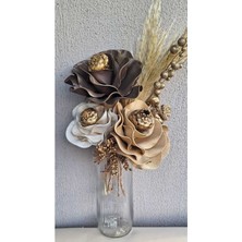 Kutmen Lateks El Yapımı Vazo Dahil Yapay Çiçek