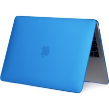 Seashell Digital MacBook Pro 16 Inç (2021) (A2485) Için Çizilmeye Dayanıklı Mat Pc Ön ve Arka Koruyucu Kabuk-Koyu Mavi (Yurt Dışından)