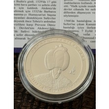 Darphane  I. Süleyman (Kanuni) Osmanlı Padişahları Serisi No:10 Gümüş Hatıra Para