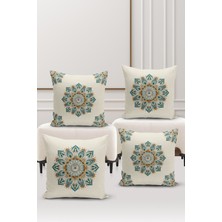Bertille Home Ramazan Serisi Çift Tarafı Dijital Baskılı  4'lü Kırlent Kılıfı Seti  (Ramadan Cushion Cover Set)